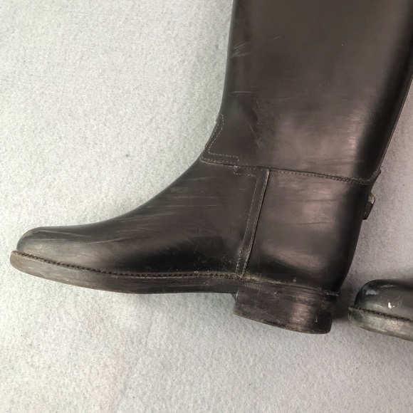 Black Equestrian Horse Riding Boots KIDS Size S/33 - Picture 15 of 16